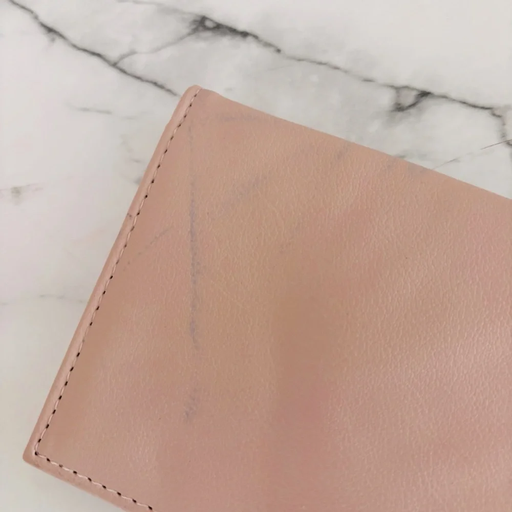 Aimee Kestenberg Marietta‎ Blush Pink Leather Bi-Fold Flat Long Wallet